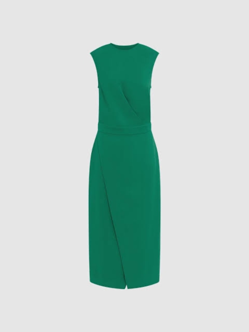 Brand New Reiss Sleeveless Layla Dress in Green, with tags
